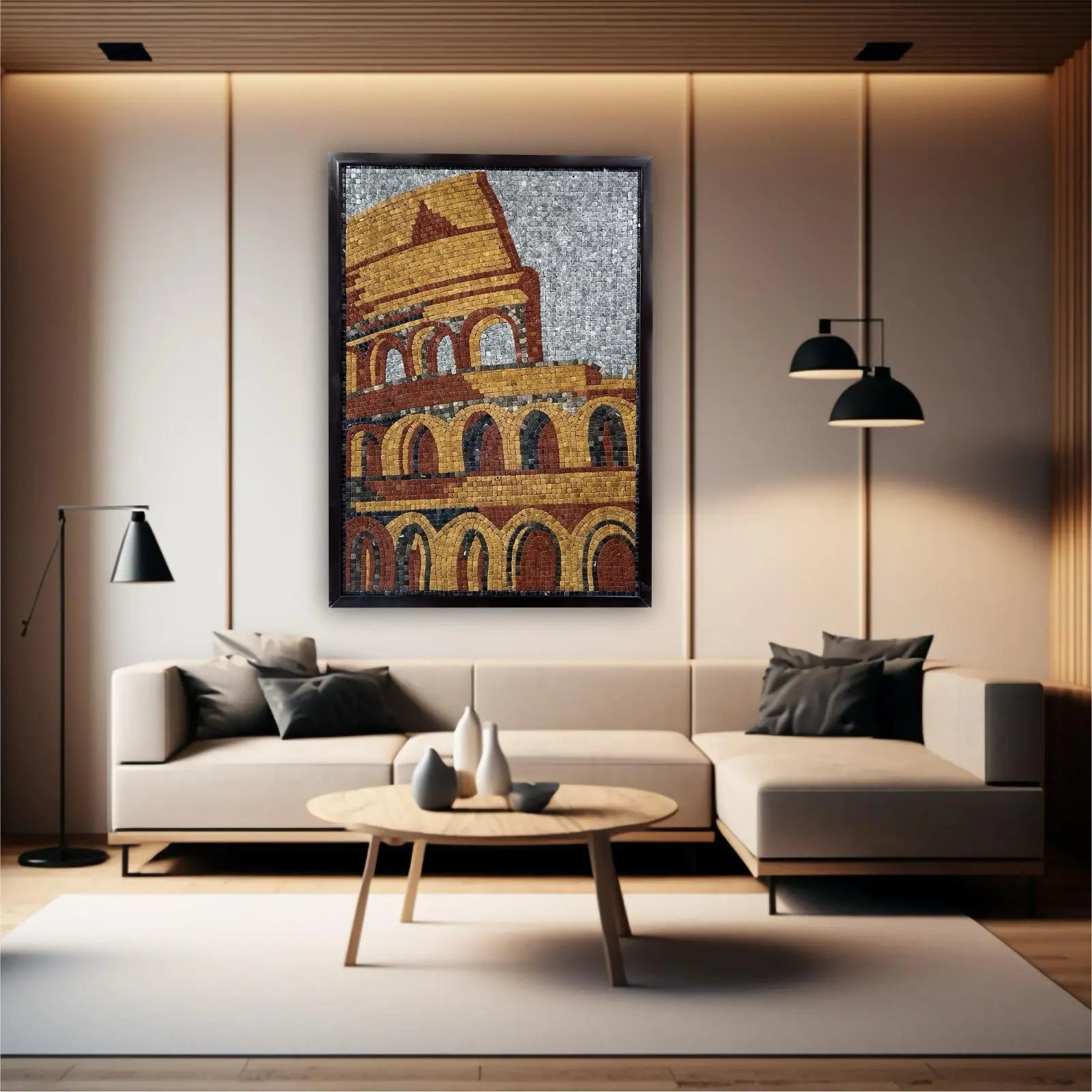 SIGNATURE ANCIENT COLOSSEUM FRAMED WALL ART